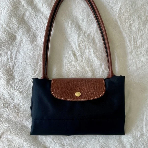 Longchamp Le Pliage Original L Black and Brown Tote Bag - Picture 8 of 10